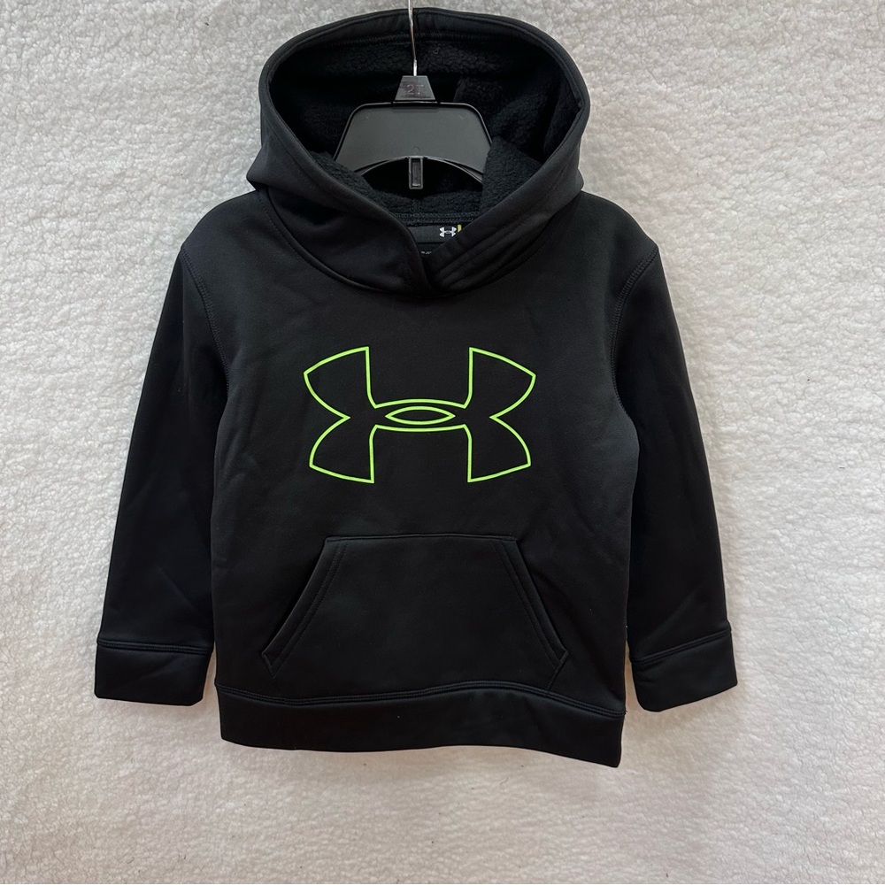 Boys Black Under Armour Sweatshirt Hoodie